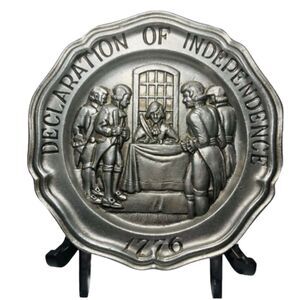 1776 Declaration of Independence Sexton Pewter 1973 USA